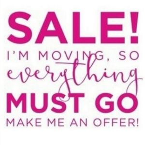 Everything must go!